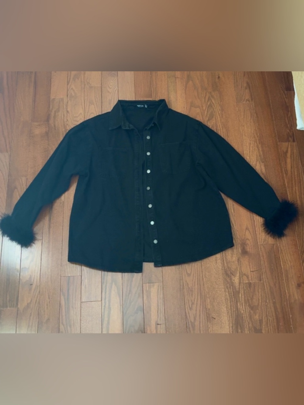 Nasty Gal Black Denim Jacket